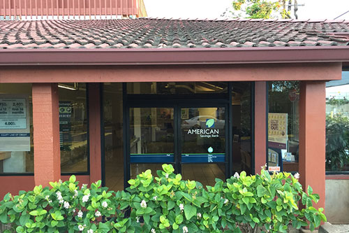 Haleiwa Branch Front Door