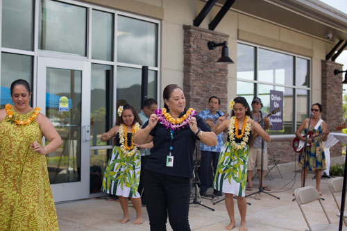 Hokulei Branch Grand opening hula