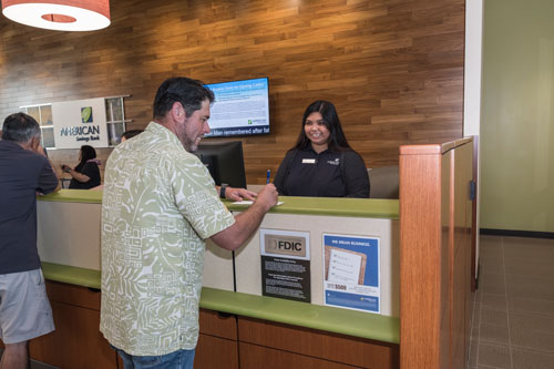 Kahului Branch Interior Customer