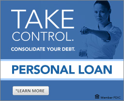 Take Control. Consolidate Your Debt. Personal Loan.
