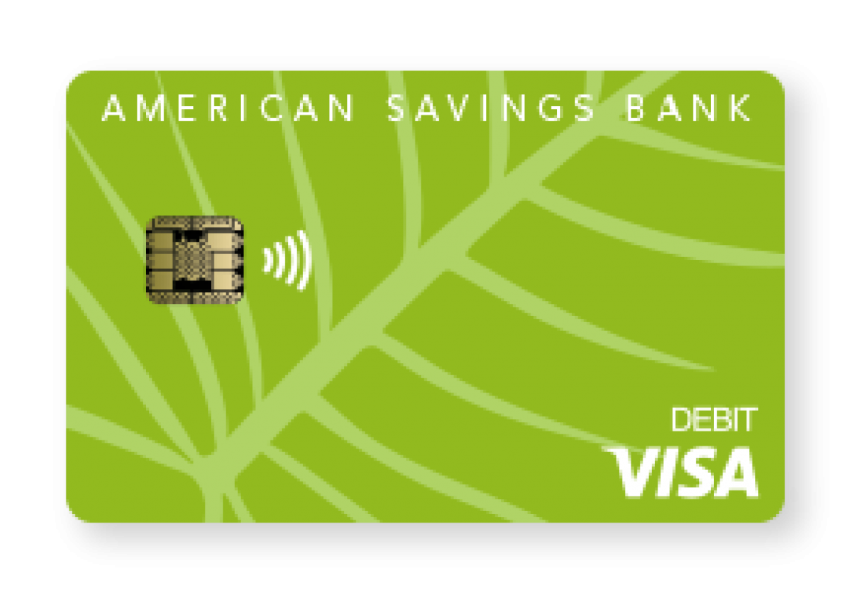 American Savings Bank Hawaii Gold VISA Debit Card