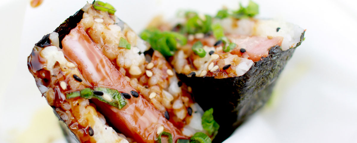 Spam Musubi tailgate