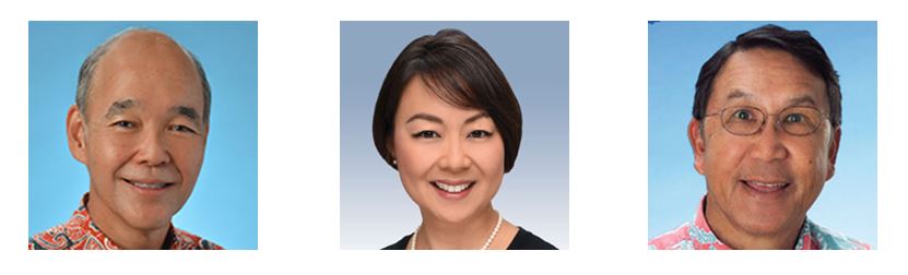 Alan Miyasaki, Ann Sakamoto and Ron Li bring decades of local banking industry experience