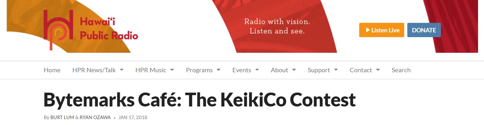 Bytemarks Cafe: The KeikiCo Contest