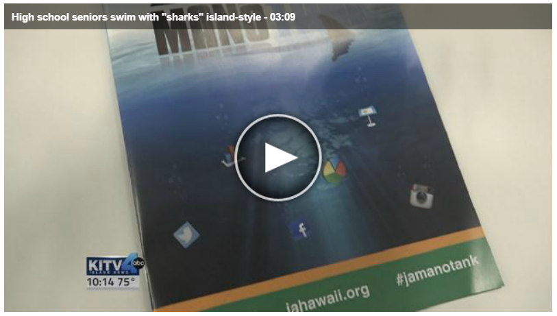 High School Seniors Swim with Sharks - Island Style