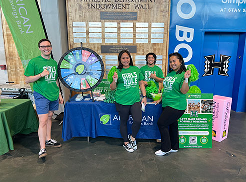 ASB Booth at UH Game