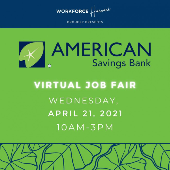 Workforce Hawaii Job Fair Flier