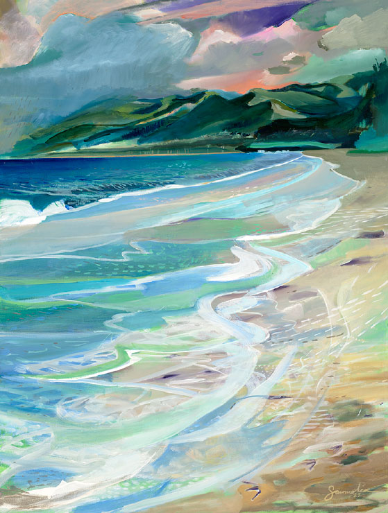 Saumolia Puapuaga's Shifting Shores Art