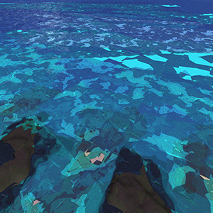 Stephen Yuen's Flat Rock Near Blowhole Art