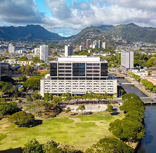 Ariel view of ASB's campus