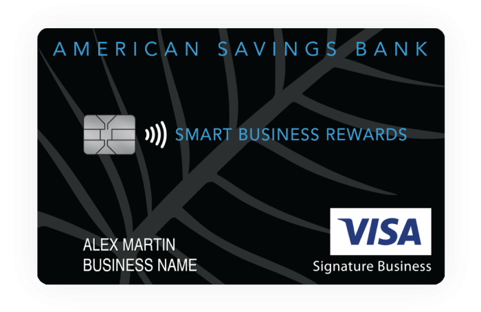 Smart Business Rewards Visa Card Art