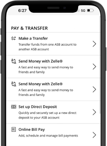 mobile pay and transfer