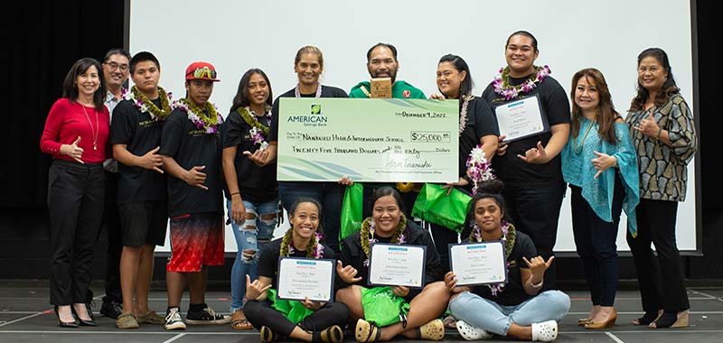 Nanakuli High School Students for KeikiCo Contest