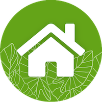 Green house icon