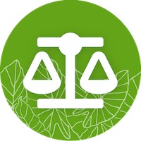 Green scale icon