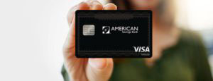 Female holding ASB credit card