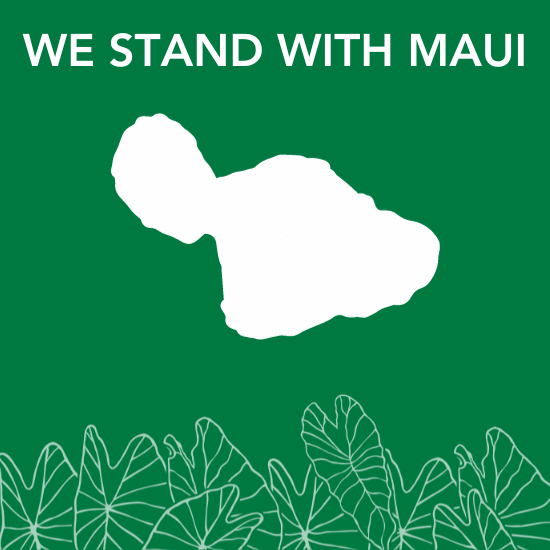 We stand with Maui