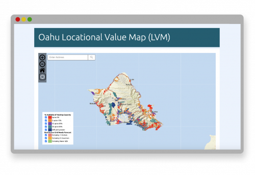 HECO locational value map screenshot