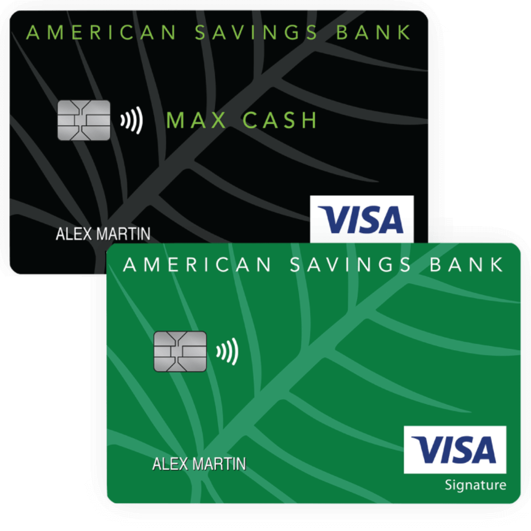 VISA Max Cash Preferred and Everyday Rewards+ Card