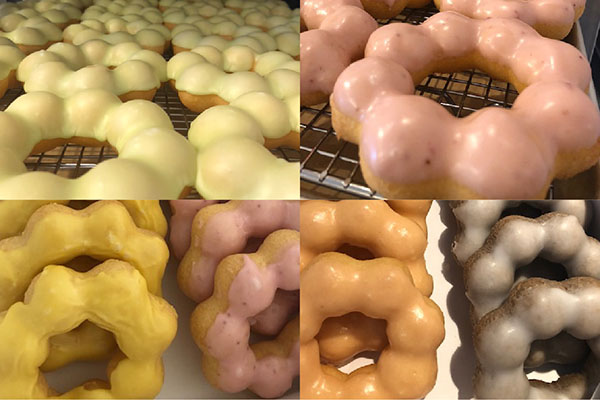 Aloha donut different varieties