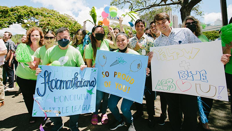 Honolulu Little League World Series Celebration in Downtown Honolulu