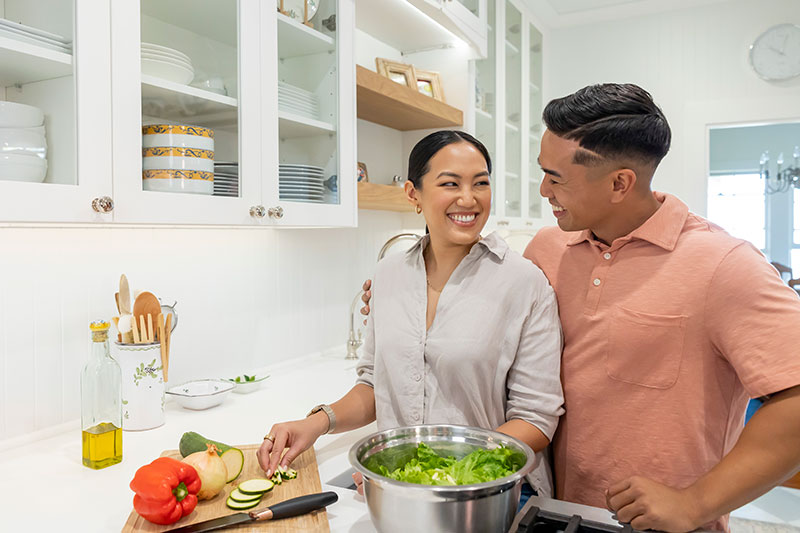 Couple in home