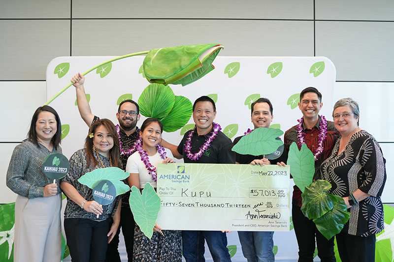 Kupu Hawaii $57,013 donation