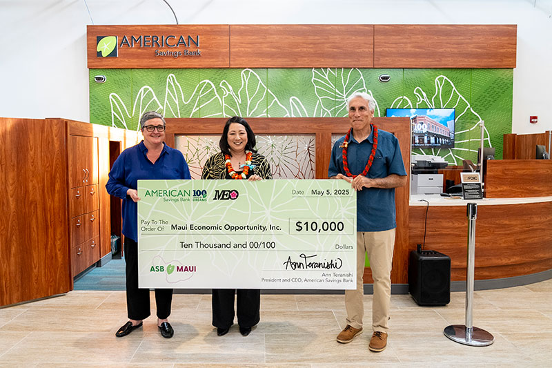 Maui Economic Opportunity check