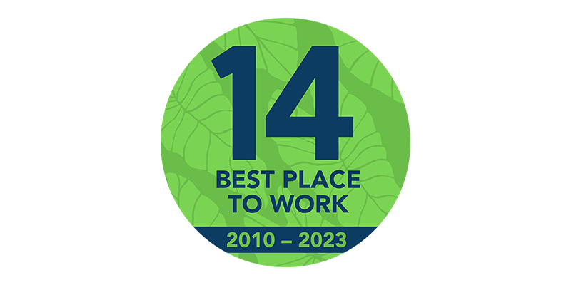 Best Place to Work 14 Years In A Row