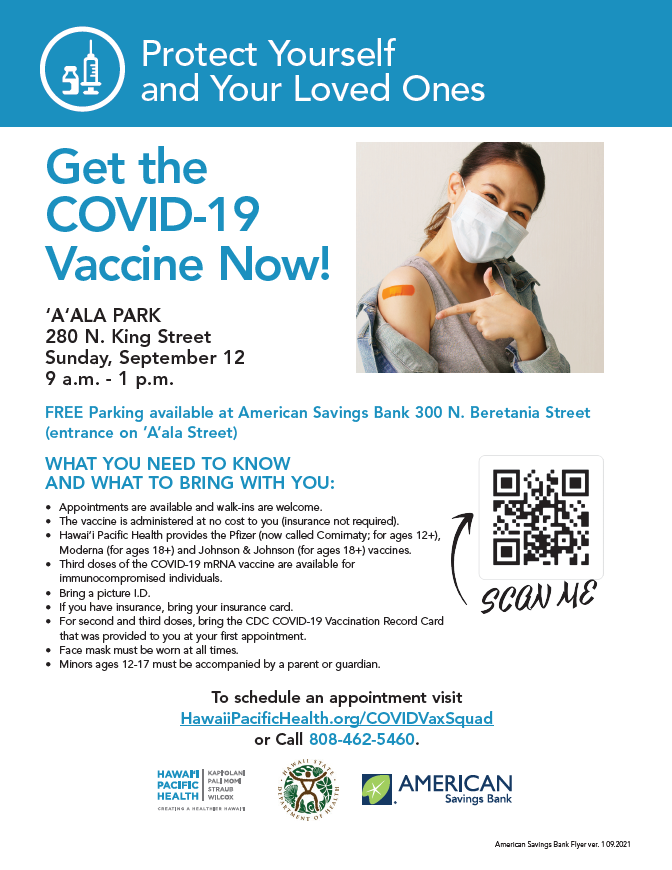 COVID-19 vaccination flier